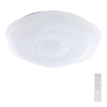 LED Димируем плафон LED/60W/230V 3000-6500K 50 см бял + дистанционно управление