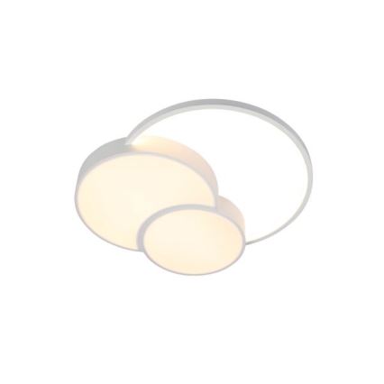 LED Димируем плафон LED/60W/230V 3000-6500K бял + дистанционно управление