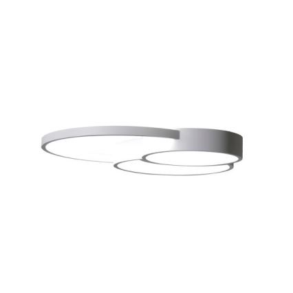 LED Димируем плафон LED/60W/230V 3000-6500K бял + дистанционно управление