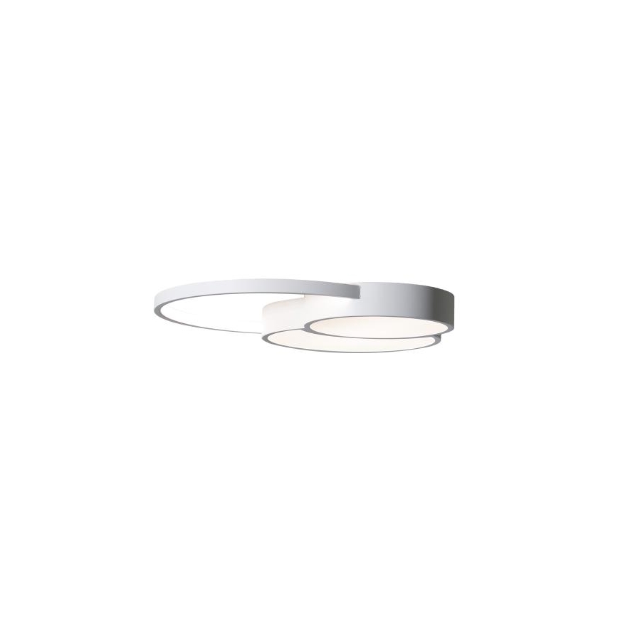 LED Димируем плафон LED/60W/230V 3000-6500K бял + дистанционно управление