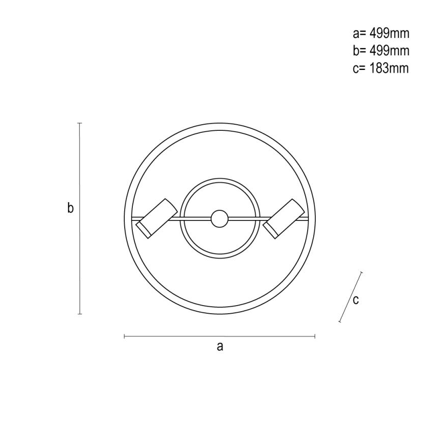 LED Димируем плафон LED/60W/230V 3000-6500K черен + дистанционно управление