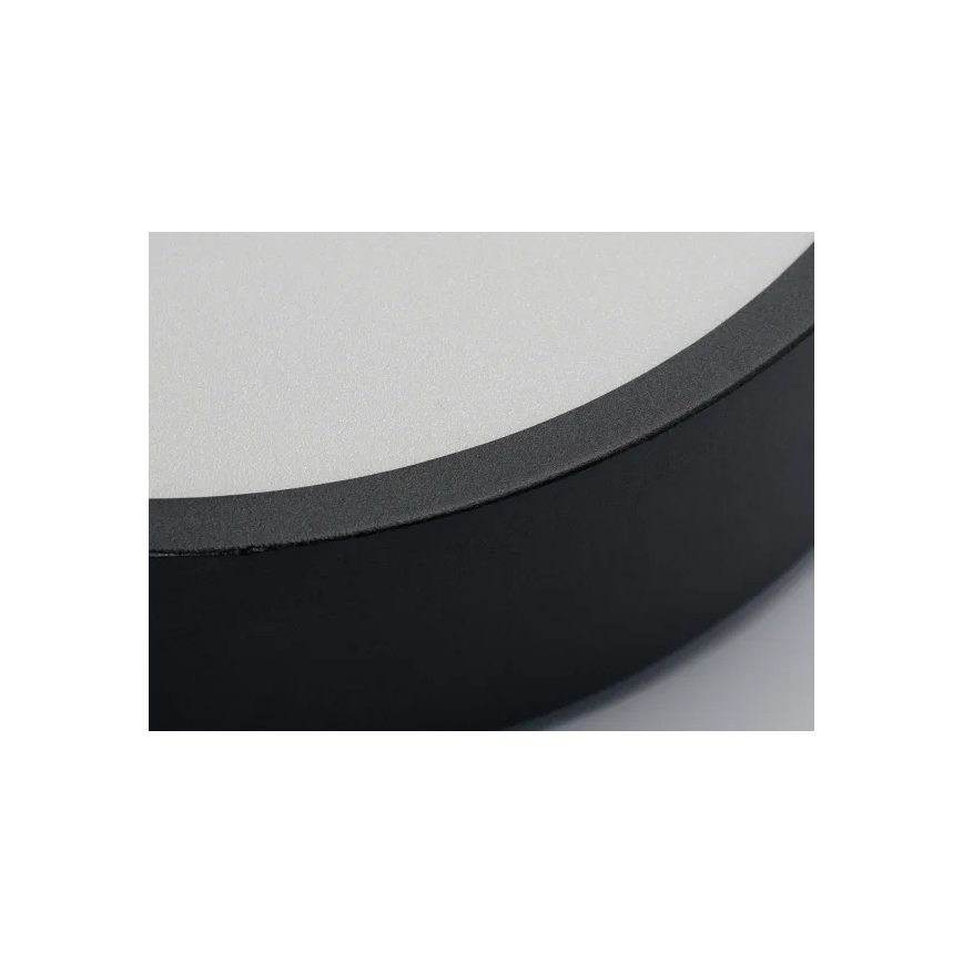 LED Димируем плафон LED/60W/230V 3000-6500K черен + дистанционно управление