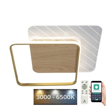 LED Димируем плафон LED/60W/230V 3000-6500K + дистанционно управление