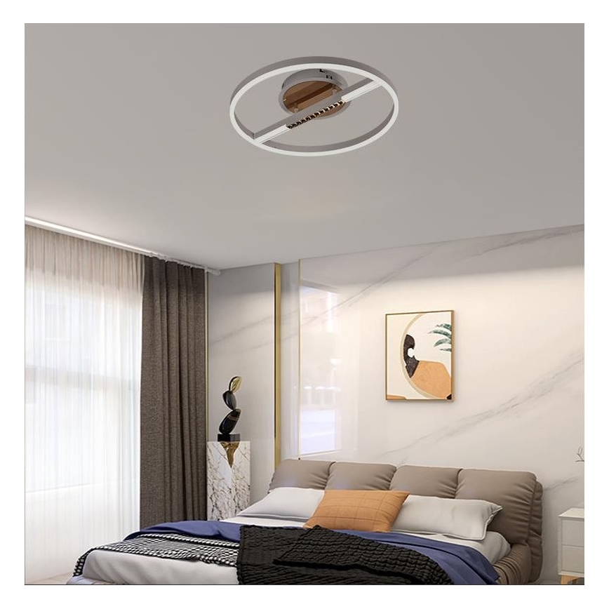 LED Димируем плафон LED/60W/230V 3000-6500K + дистанционно управление