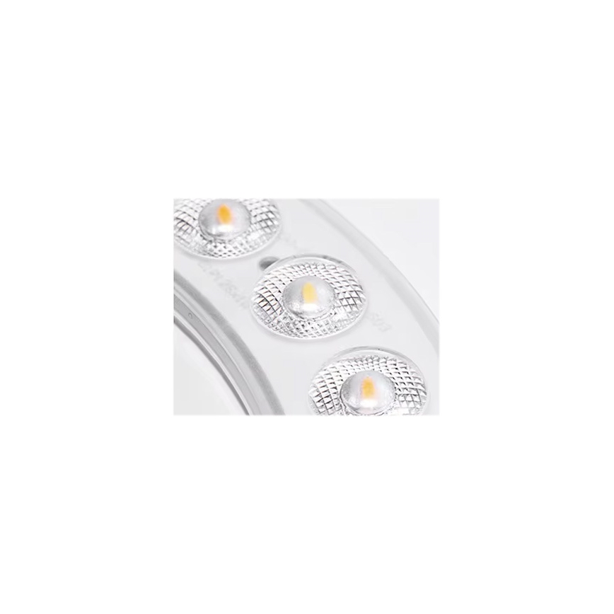 LED Димируем плафон LED/60W/230V 3000-6500K Ø 60 см черен + дистанционно управление