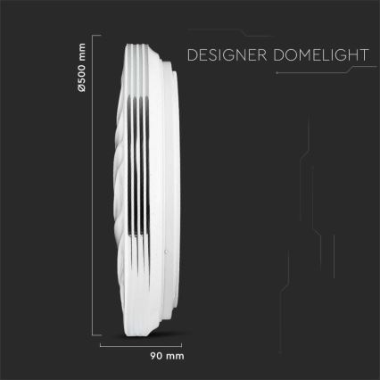 LED Димируем плафон LED/60W/230V 3000K/4000K/6500K + дистанционно