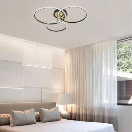 LED Димируем плафон LED/64W/230V 3000-6500K + дистанционно управление
