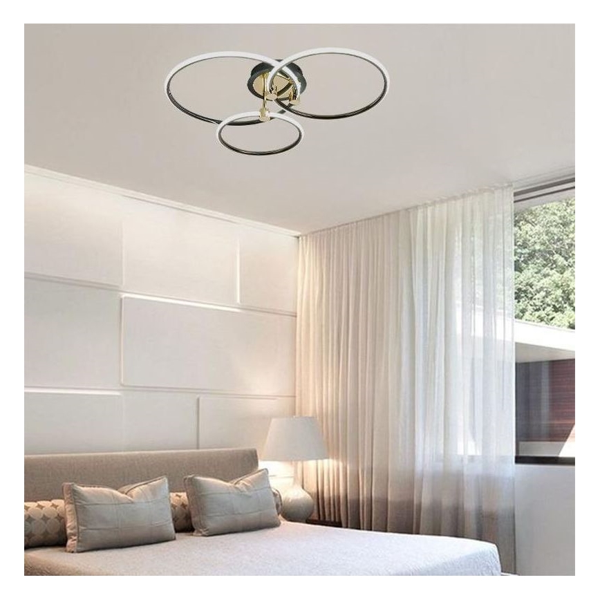 LED Димируем плафон LED/64W/230V 3000-6500K + дистанционно управление
