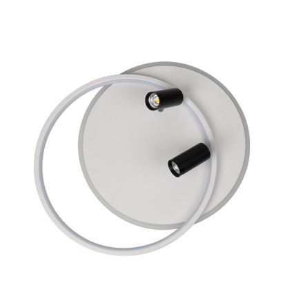 LED Димируем плафон LED/65W/230V 3000-6500K бял + дистанционно управление