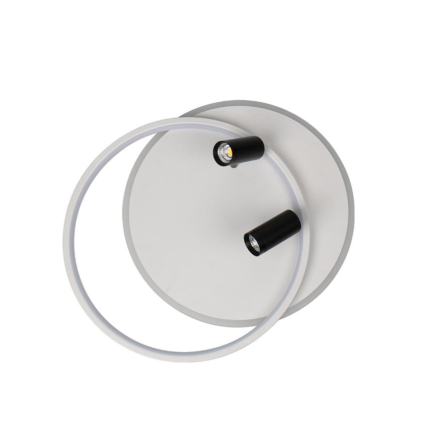 LED Димируем плафон LED/65W/230V 3000-6500K бял + дистанционно управление