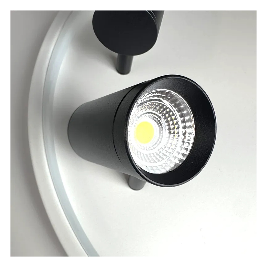 LED Димируем плафон LED/65W/230V 3000-6500K бял + дистанционно управление