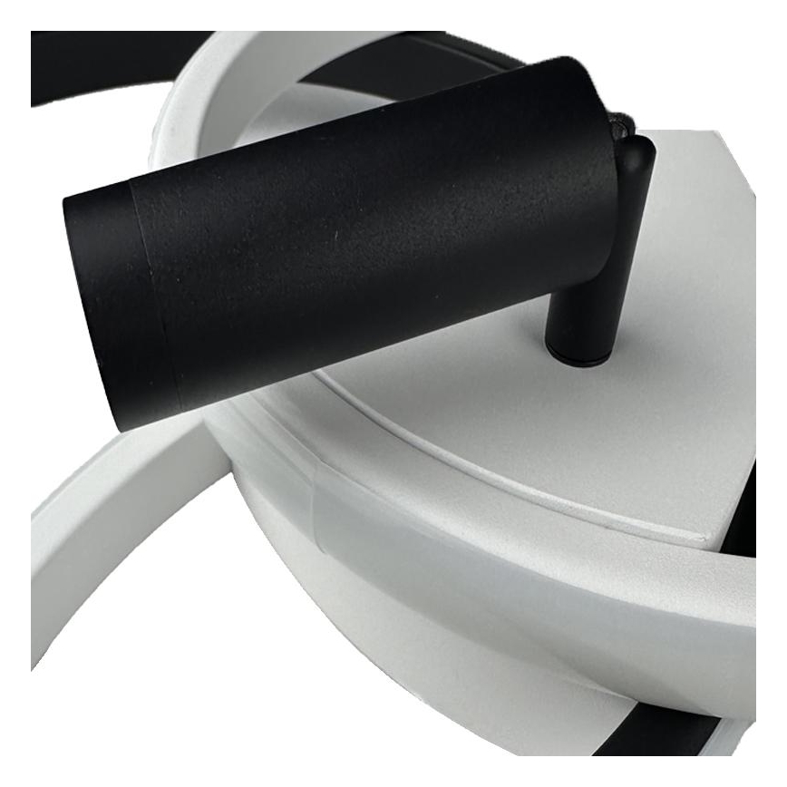 LED Димируем плафон LED/70W/230V 3000-6500K бял/черен + дистанционно управление