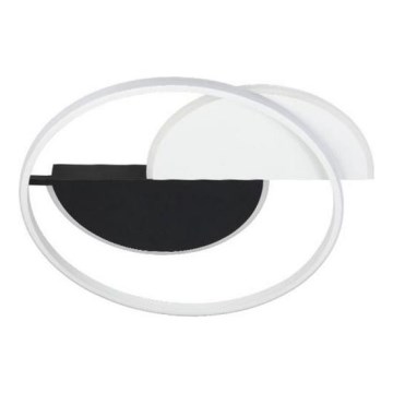 LED Димируем плафон LED/70W/230V 3000-6500K бял/черен + дистанционно управление
