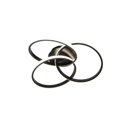 LED Димируем плафон LED/70W/230V 3000-6500K черен + дистанционно управление