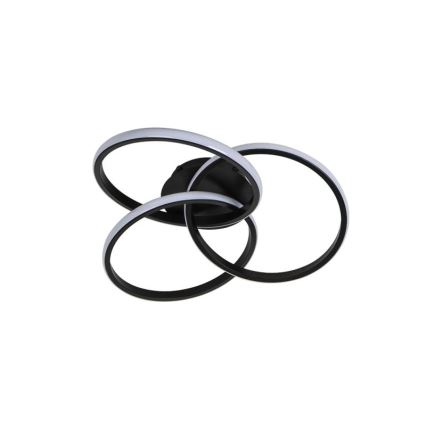 LED Димируем плафон LED/70W/230V 3000-6500K черен + дистанционно управление