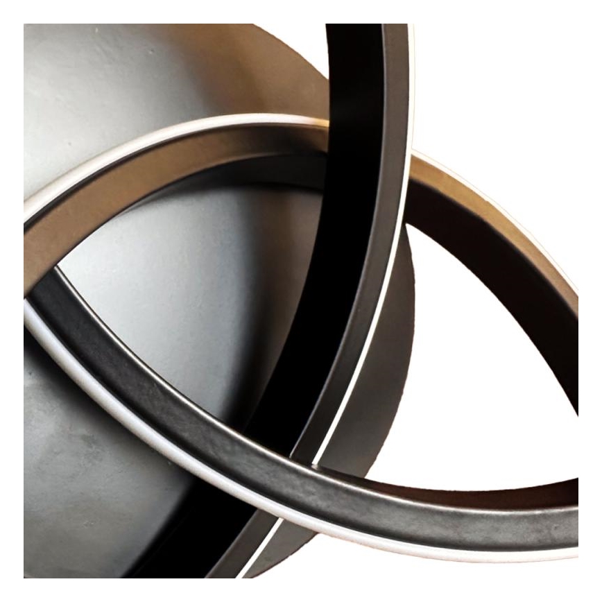 LED Димируем плафон LED/70W/230V 3000-6500K черен + дистанционно управление