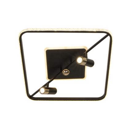 LED Димируем плафон LED/70W/230V 3000-6500K черен + дистанционно управление