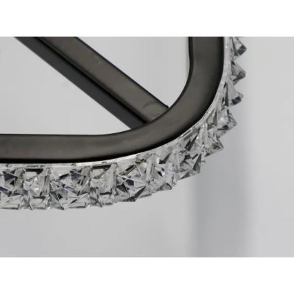 LED Димируем плафон LED/70W/230V 3000-6500K черен + дистанционно управление