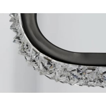 LED Димируем плафон LED/70W/230V 3000-6500K черен + дистанционно управление