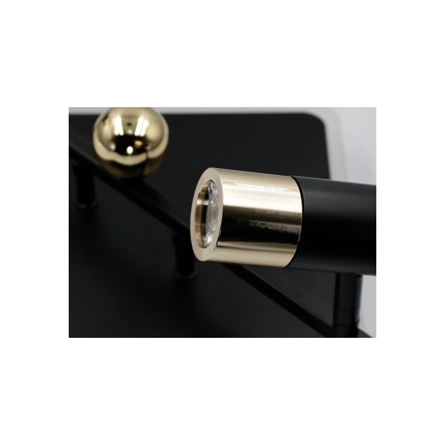 LED Димируем плафон LED/70W/230V 3000-6500K черен + дистанционно управление