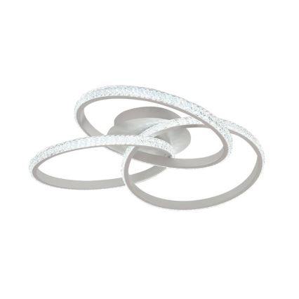 LED Димируем плафон LED/70W/230V 3000-6500K бял + дистанционно управление
