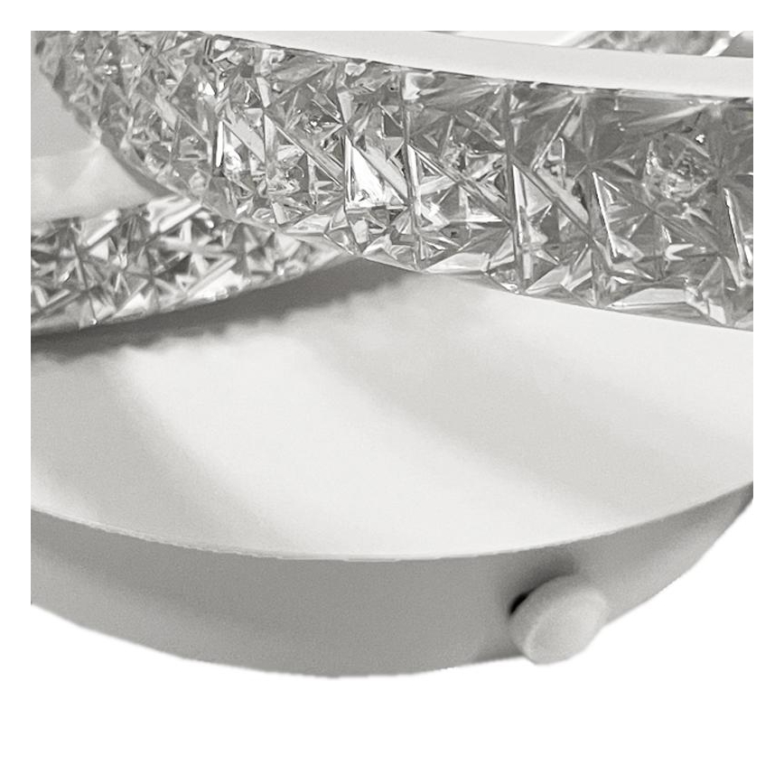 LED Димируем плафон LED/70W/230V 3000-6500K бял + дистанционно управление