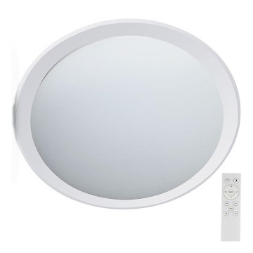 LED Димируем плафон LED/72W/230V 3000-6500K Ø 67 см бял + дистанционно управление