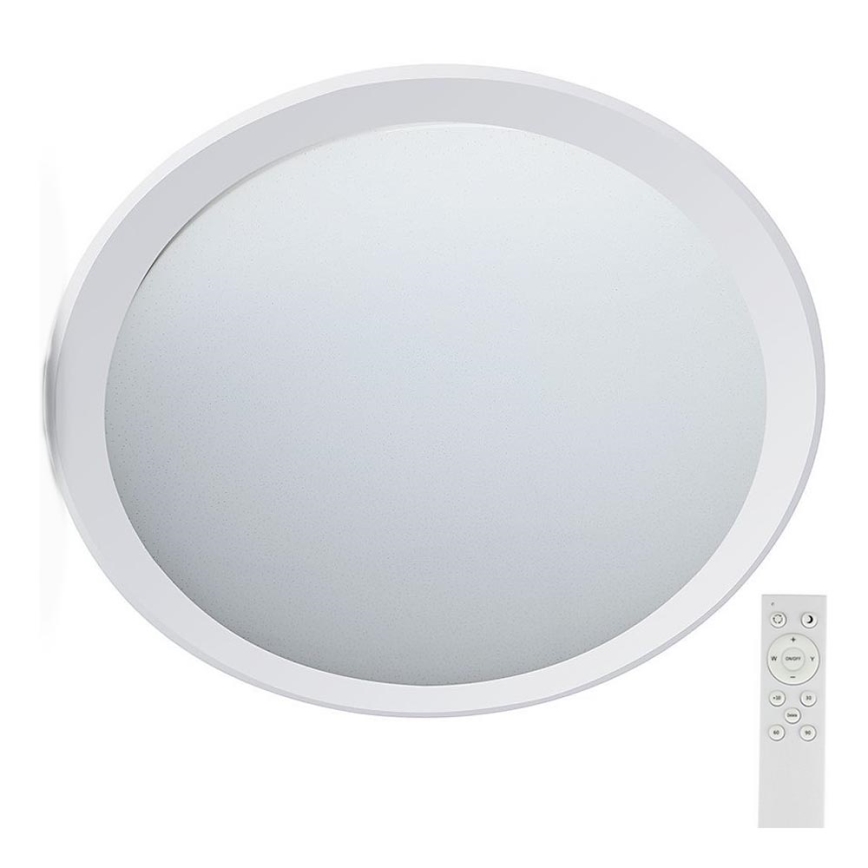 LED Димируем плафон LED/72W/230V 3000-6500K Ø 67 см бял + дистанционно управление