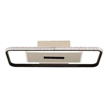 LED Димируем плафон LED/75W/230V 3000-6500K бял/черен + дистанционно управление