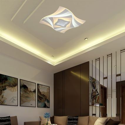 LED Димируем плафон LED/75W/230V 3000-6500K + дистанционно управление