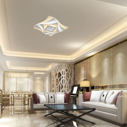 LED Димируем плафон LED/75W/230V 3000-6500K + дистанционно управление