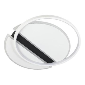 LED Димируем плафон LED/80W/230V 3000-6500K бял + дистанционно управление