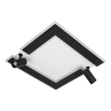 LED Димируем плафон LED/80W/230V 3000-6500K черен + дистанционно управление
