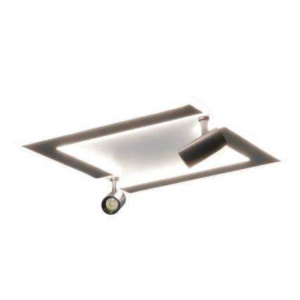 LED Димируем плафон LED/80W/230V 3000-6500K черен + дистанционно управление