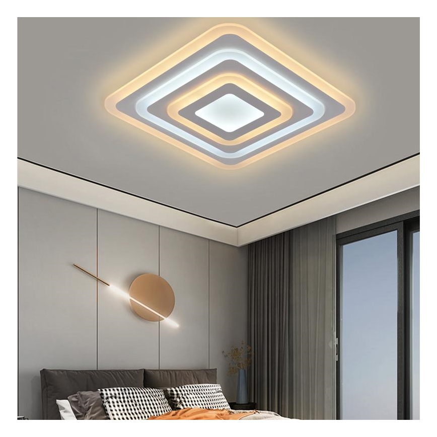 LED Димируем плафон LED/80W/230V 3000-6500K + дистанционно управление
