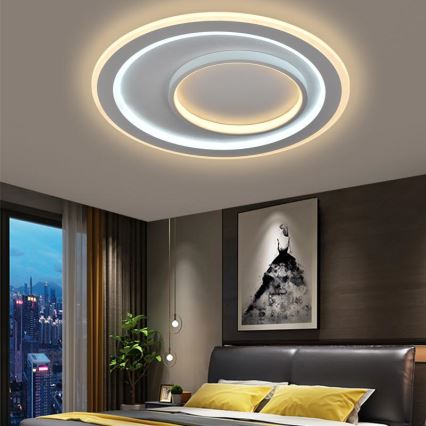 LED Димируем плафон LED/85W/230V 3000-6500K + дистанционно управление