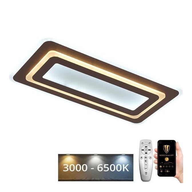LED Димируем плафон LED/85W/230V 3000-6500K + дистанционно управление