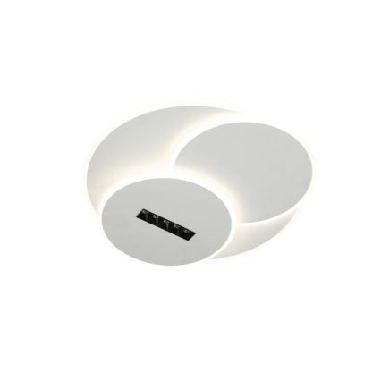 LED Димируем плафон LED/90W/230V 3000-6500K бял + дистанционно управление