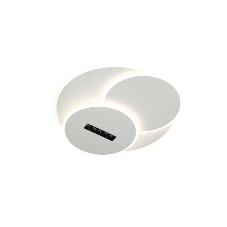 LED Димируем плафон LED/90W/230V 3000-6500K бял + дистанционно управление