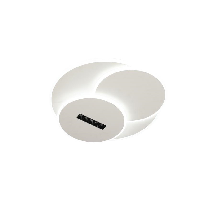 LED Димируем плафон LED/90W/230V 3000-6500K бял + дистанционно управление