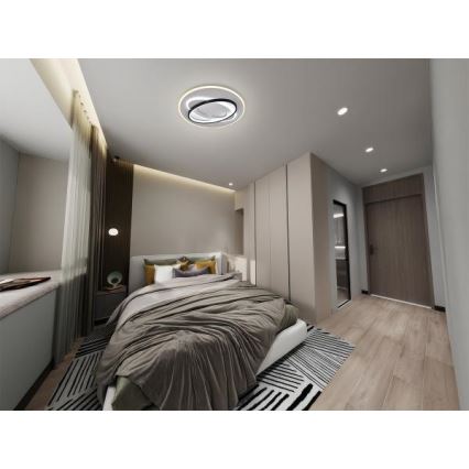LED Димируем плафон LED/90W/230V 3000-6500K + дистанционно управление