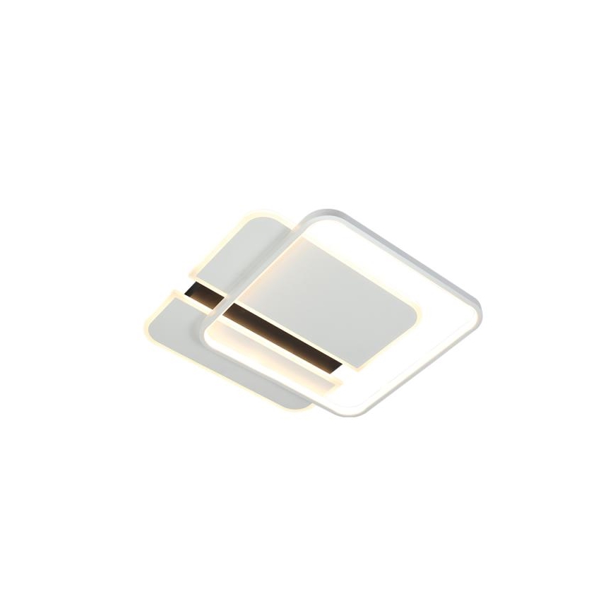 LED Димируем плафон LED/95W/230V 3000-6500K бял + дистанционно управление