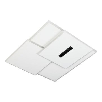 LED Димируем плафон LED/95W/230V 3000-6500K бял + дистанционно управление