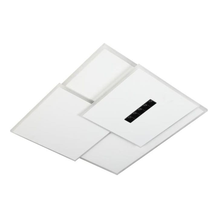 LED Димируем плафон LED/95W/230V 3000-6500K бял + дистанционно управление