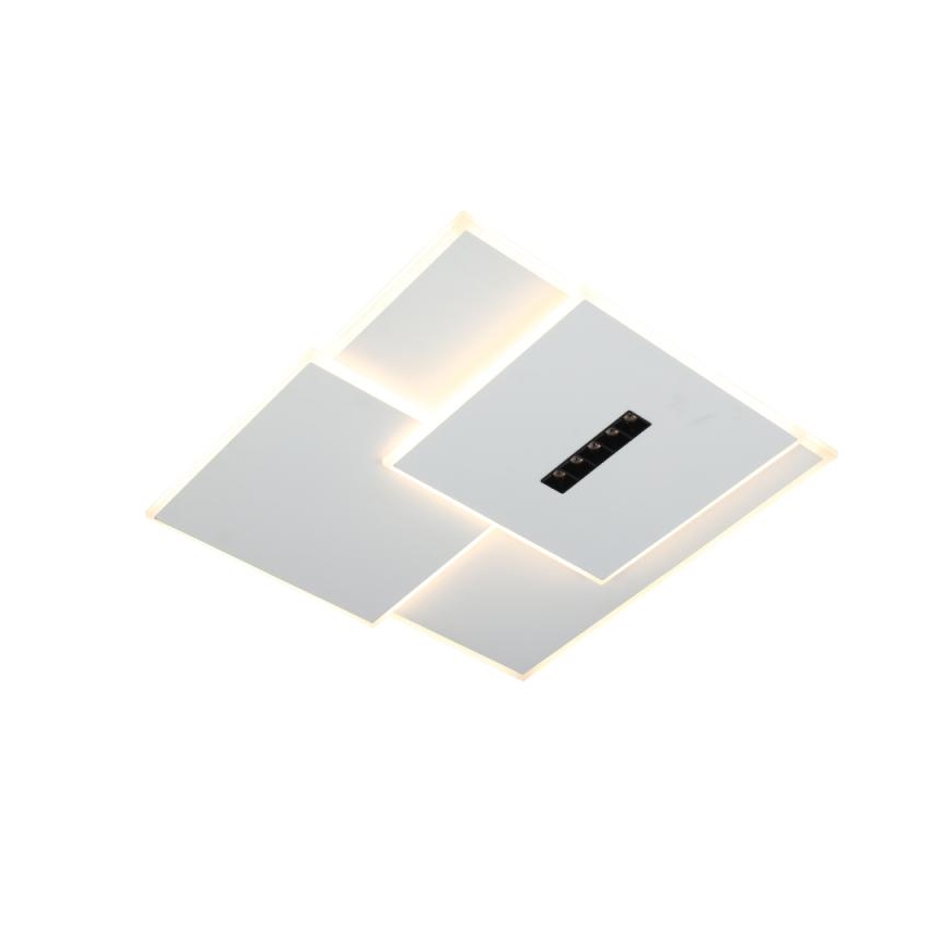 LED Димируем плафон LED/95W/230V 3000-6500K бял + дистанционно управление