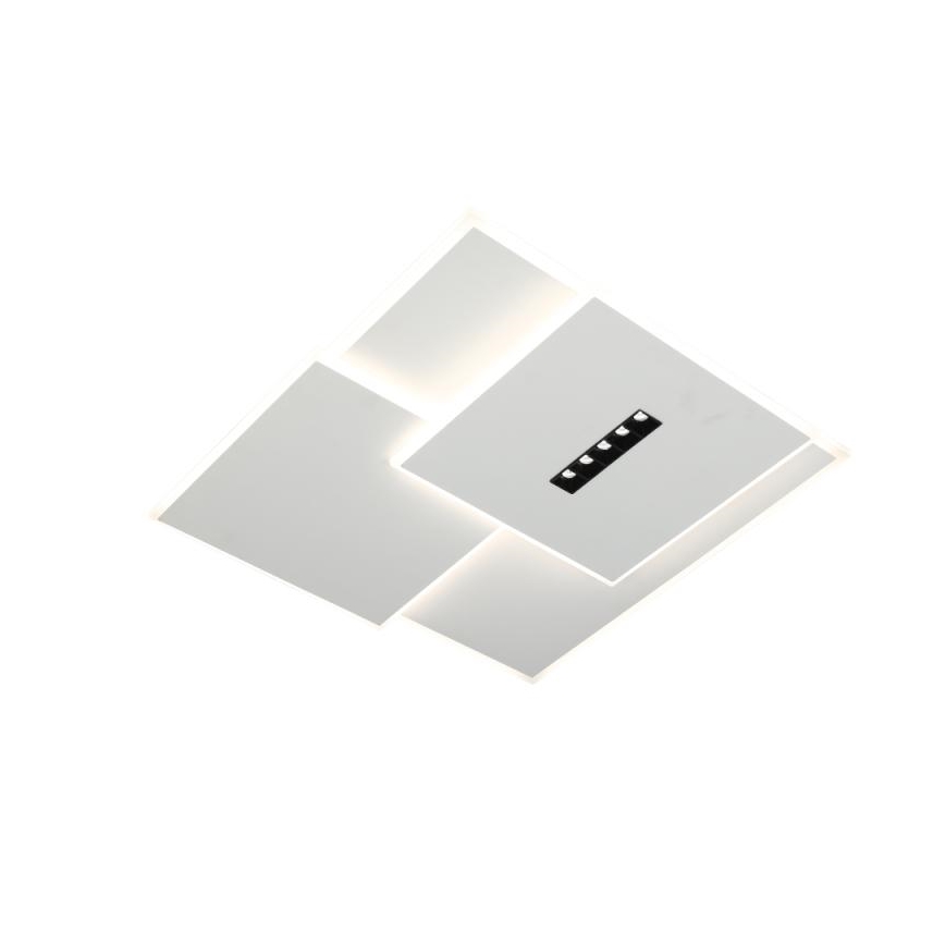 LED Димируем плафон LED/95W/230V 3000-6500K бял + дистанционно управление