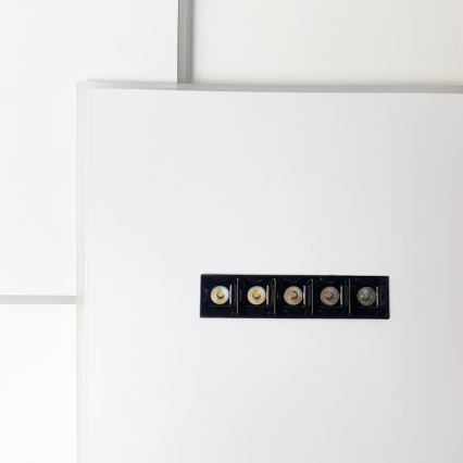 LED Димируем плафон LED/95W/230V 3000-6500K бял + дистанционно управление