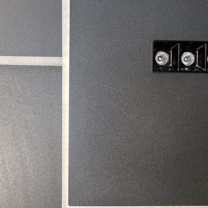 LED Димируем плафон LED/95W/230V 3000-6500K черен + дистанционно управление