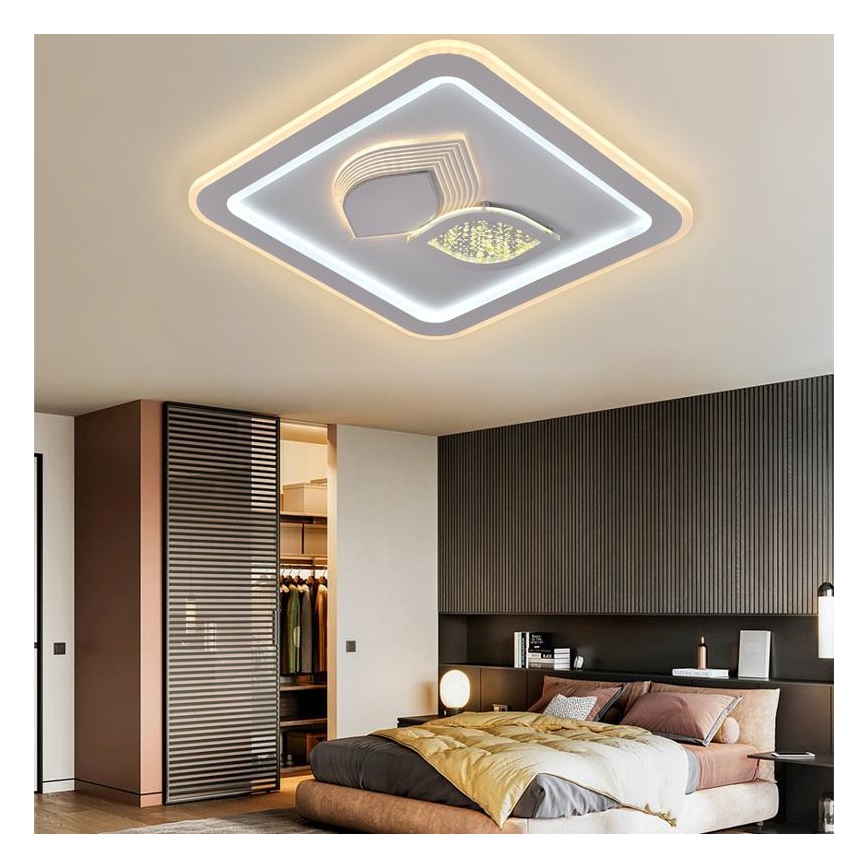 LED Димируем плафон LED/95W/230V 3000-6500K + дистанционно управление