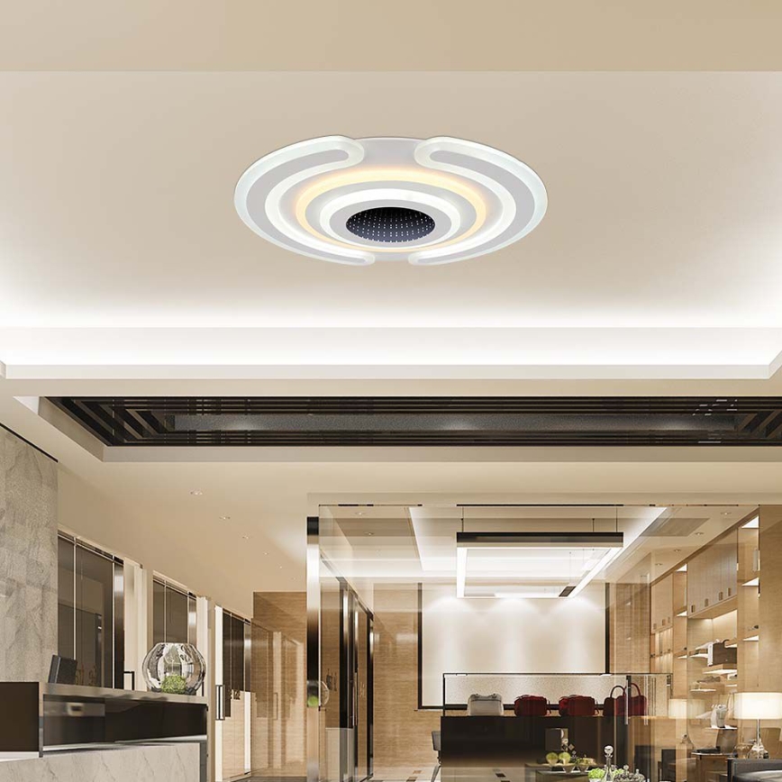 LED Димируем плафон LED/95W/230V 3000-6500K + дистанционно управление